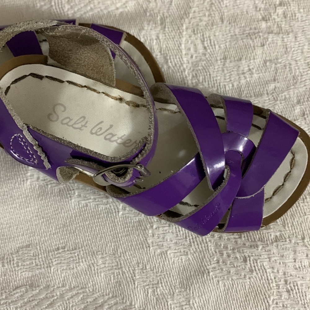 Gently loved Salt Water Purple Sandal - Picture 2 of 7